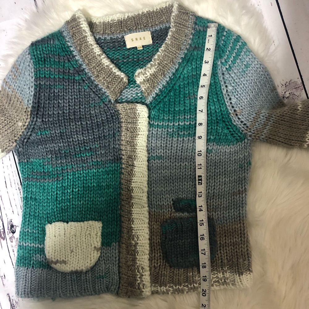 Anthro SHAE cozy cardigan sweater medium - Picture 7 of 8